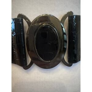 Nine West Alligator Print Stretch Belt Small Medium 27-35”